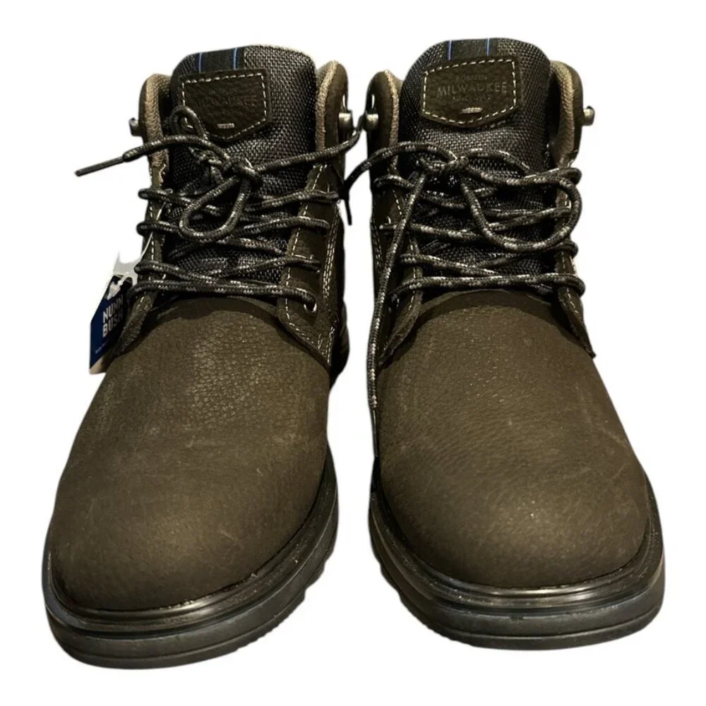 Nunn Bush Men’s Luxor Waterproof Plain Toe Chukka Boot | Charcoal | Size 7.5 M